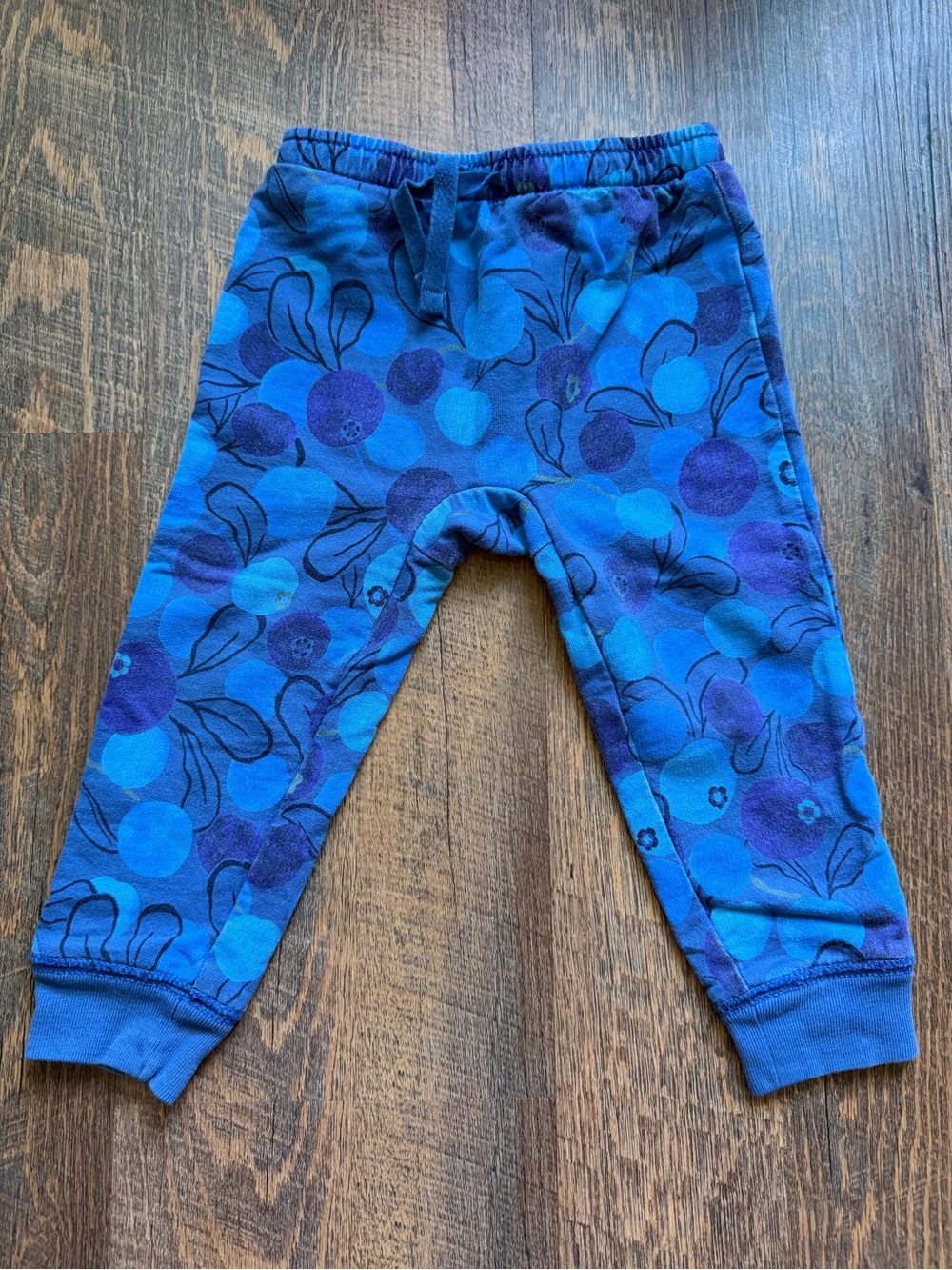 Tea Collection Blue Patterned Kids Jogger Pants